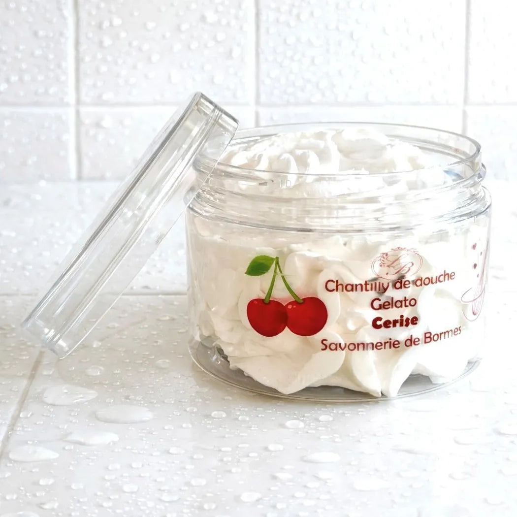 Chantilly de douche Cerise