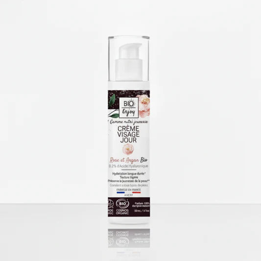 Crème de jour bio Rose et Argan
