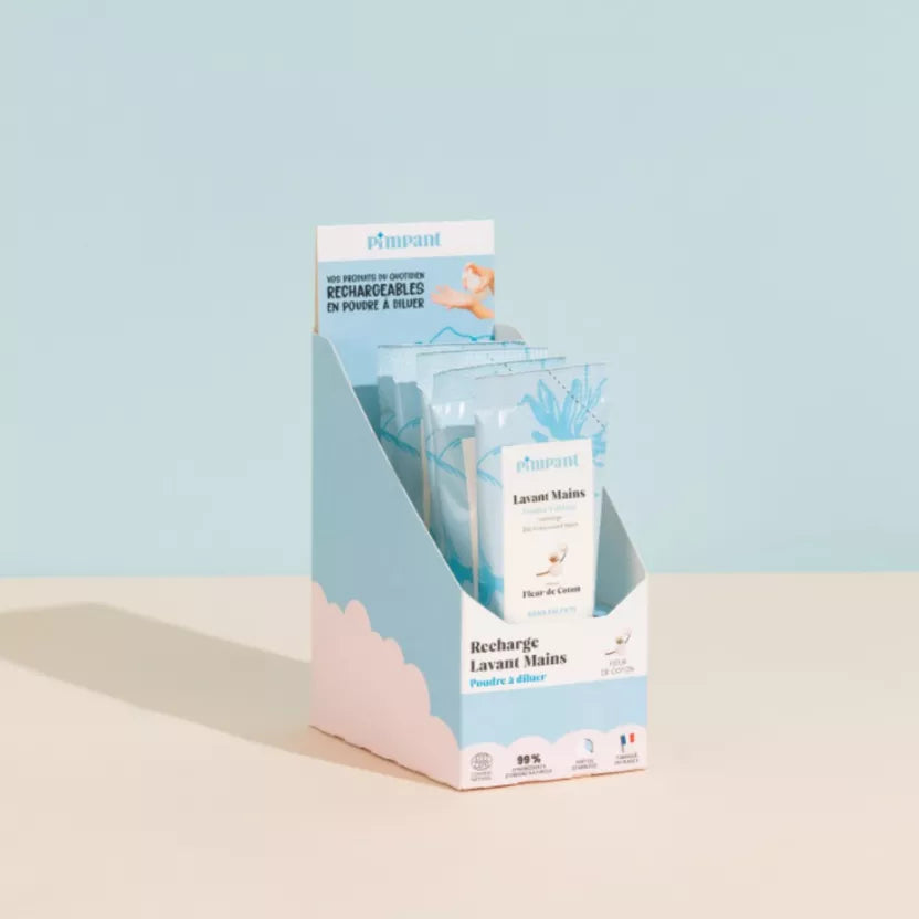 Recharge gel lavant main Fleur de coton