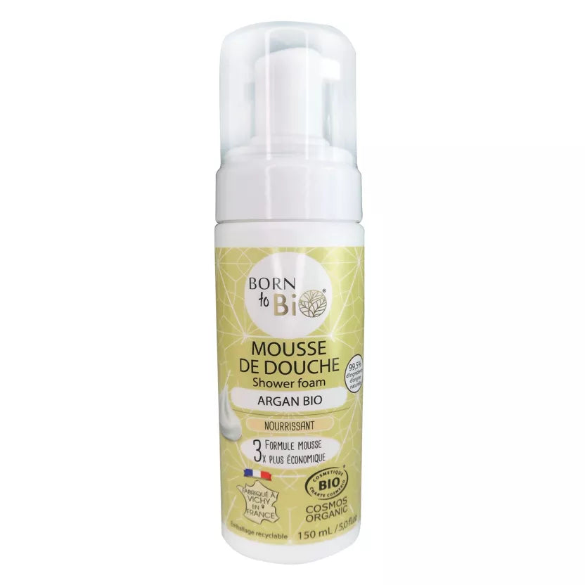 Mousse de douche bio à l'argan