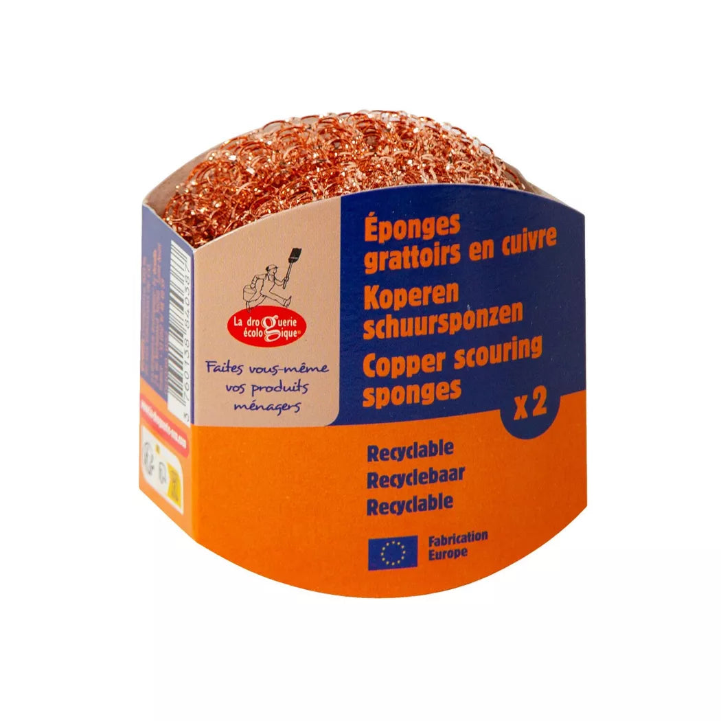 Lot de 2 grattoirs en cuivre
