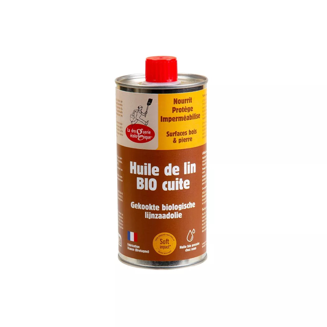 Huile de lin cuite