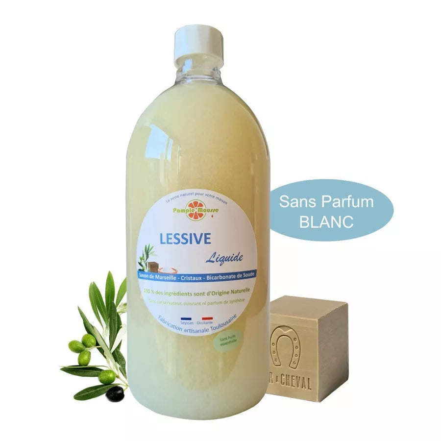 Lessive blanc liquide