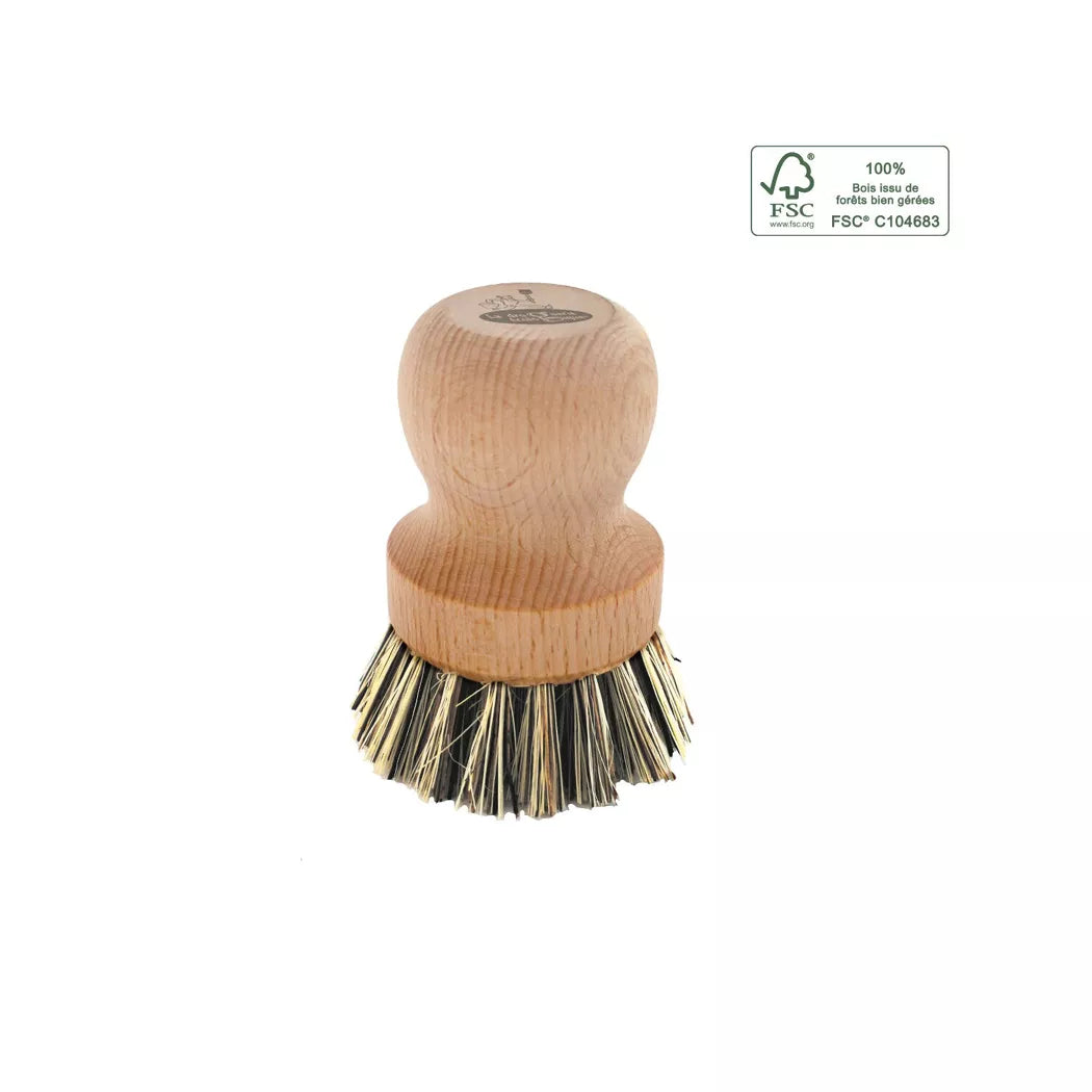 Brosse à casserole en bois