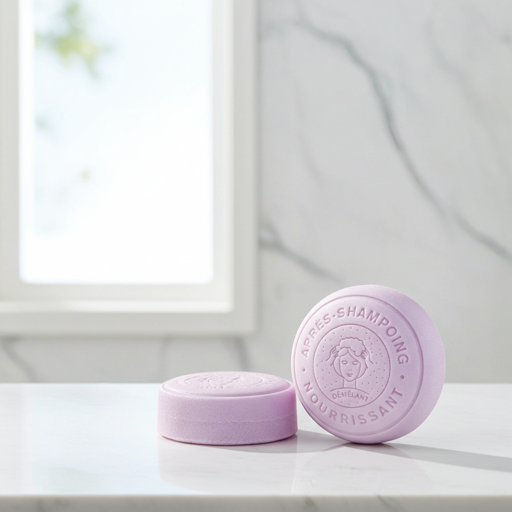 Après shampooing solide artisanal au Lait d'ânesse bio