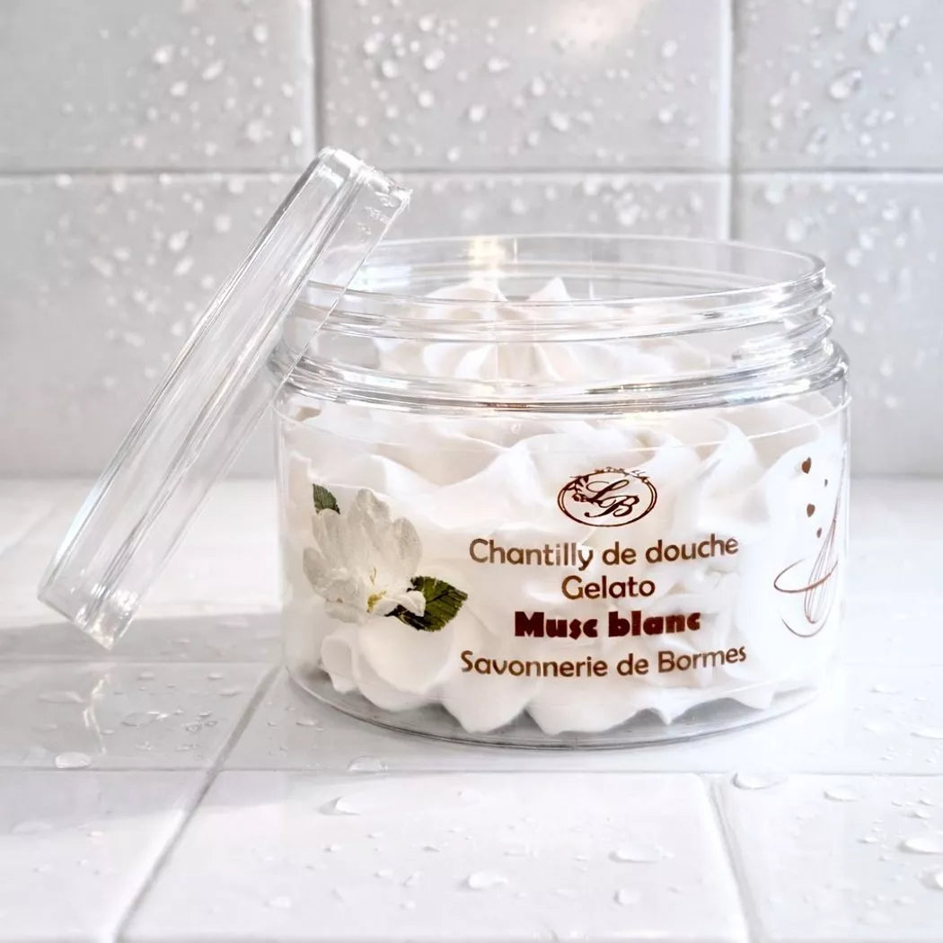 Chantilly de douche Musc Blanc