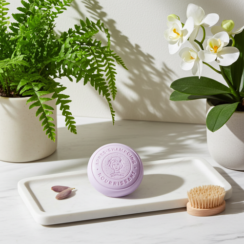 Après shampooing solide artisanal au Lait d'ânesse bio