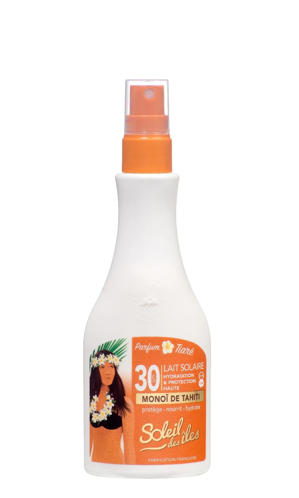 Lait solaire SPF 30 au Monoï
