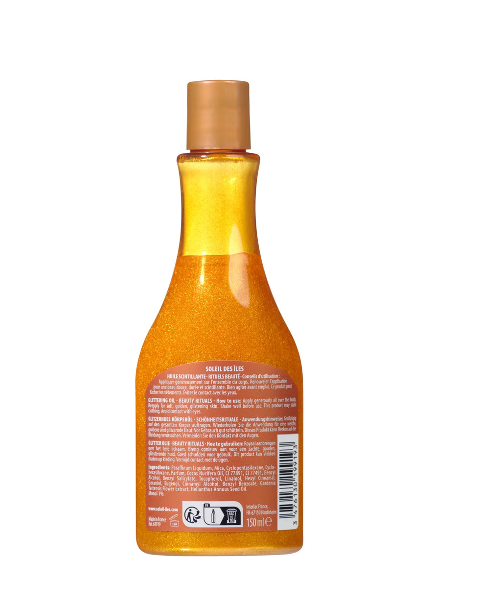 Huile scintillante Monoï