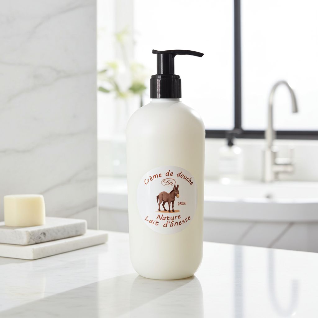 Crème de douche au Lait d'ânesse
