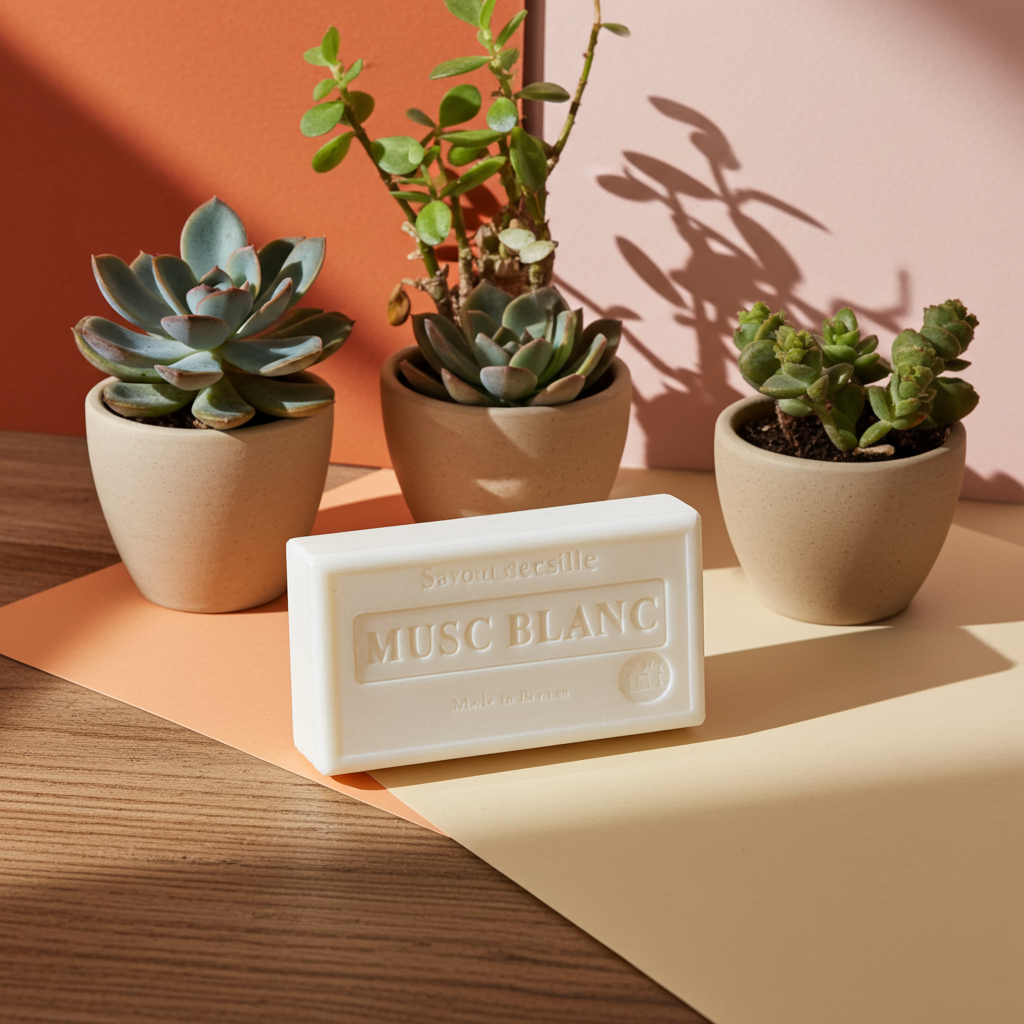 Savon artisanal au Musc blanc