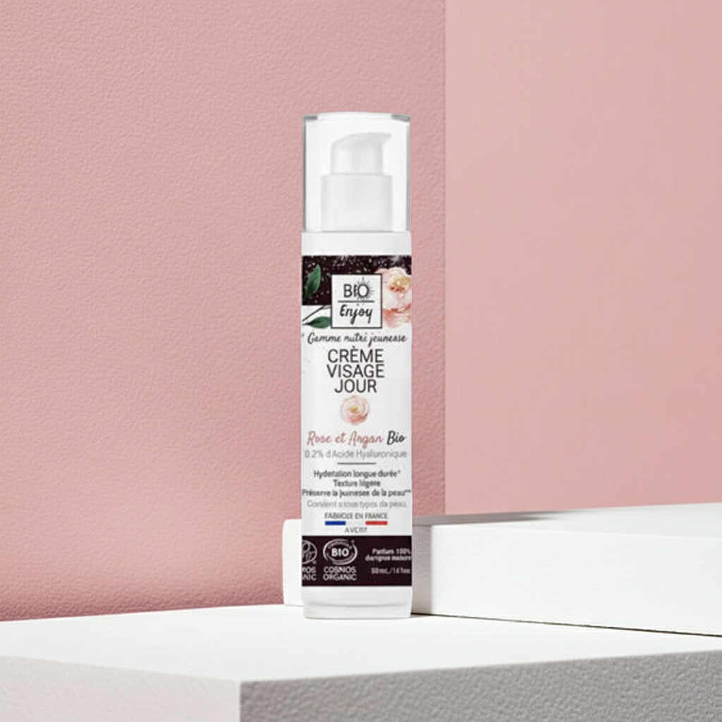 Crème de jour bio Rose et Argan